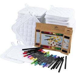 Gruppe DIY Kit grytekluter med tusjer