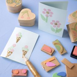 Gruppe DIY Kit Stempeltrykk