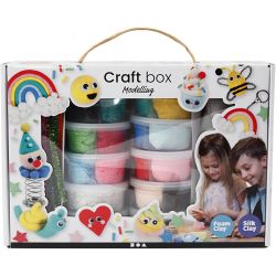 Foam Clay® og Silk Clay® i gaveeske, ass. farger, 1 sett